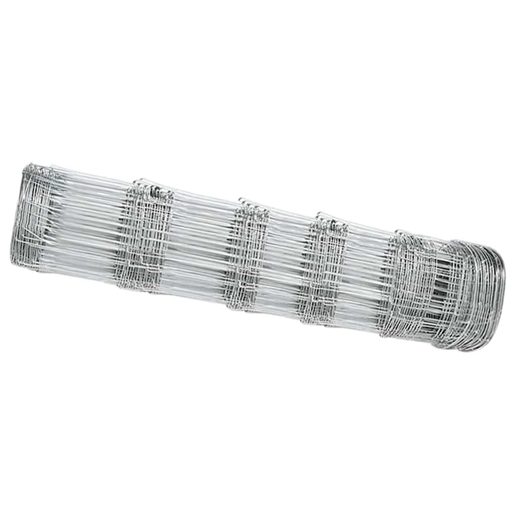 vidaXL Field Fence Silver 2