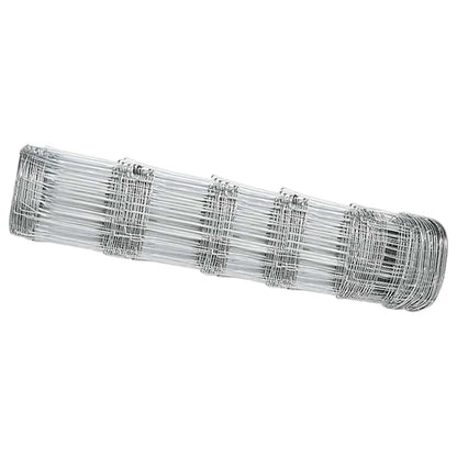 vidaXL Field Fence Silver 2