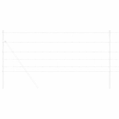 vidaXL Field Fence Silver 3
