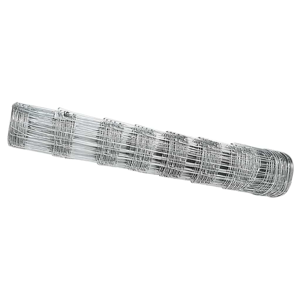 vidaXL Field Fence Silver 2