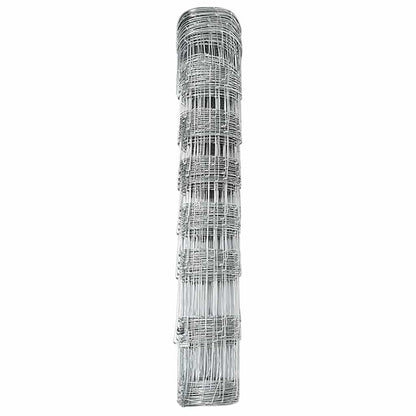 vidaXL Field Fence Silver 6