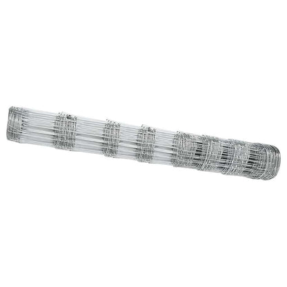 vidaXL Field Fence Silver 2