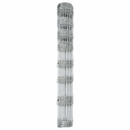 vidaXL Field Fence Silver 6