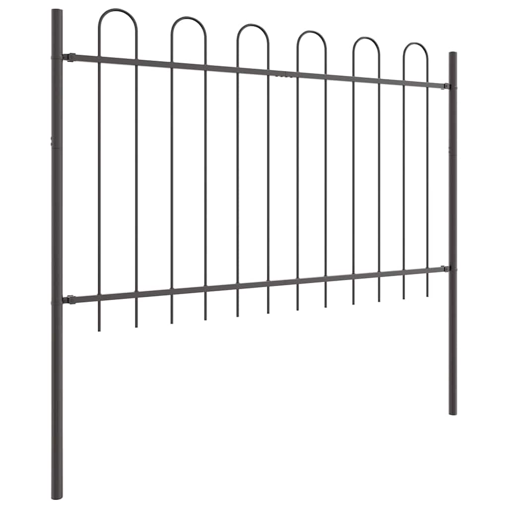 vidaXL Garden Fence BOXTEL Grey 4