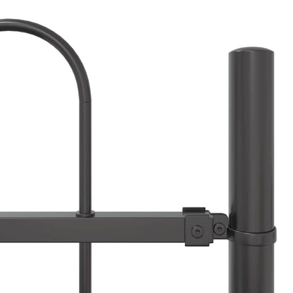 vidaXL Garden Fence BOXTEL 1.7 x 1.5 m Powder-coated Steel Grey 6