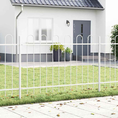 vidaXL Garden Fence BOXTEL White 1