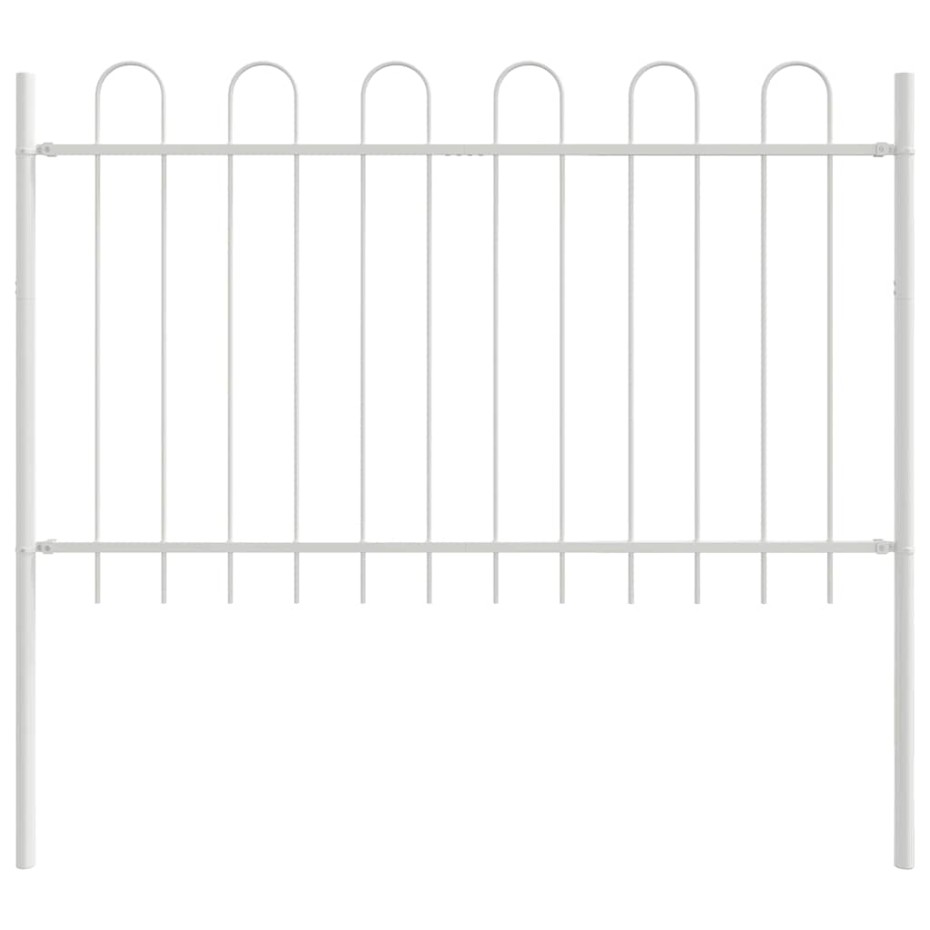 vidaXL Garden Fence BOXTEL White 2