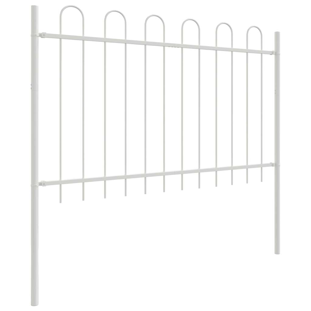 vidaXL Garden Fence BOXTEL White 4