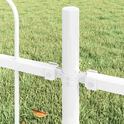 vidaXL Garden Fence BOXTEL White 3