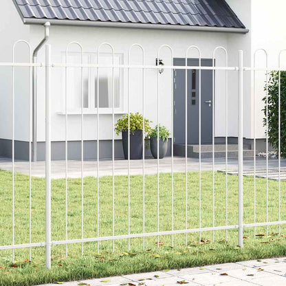 vidaXL Garden Fence BOXTEL White 1