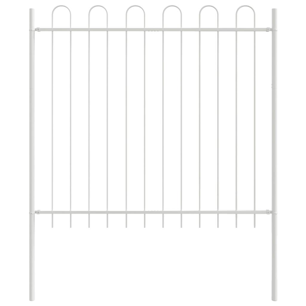 vidaXL Garden Fence BOXTEL White 2