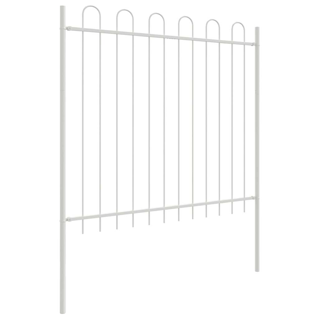 vidaXL Garden Fence BOXTEL White 4