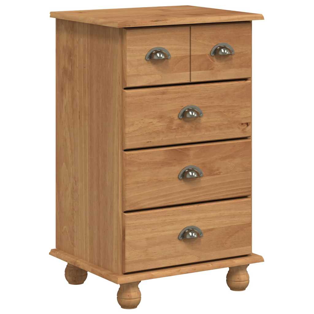 vidaXL Chest of Drawer 5-Drawer ASKIM Brown 48.5 x 40 x 79 cm 2