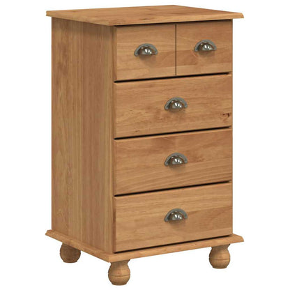 vidaXL Chest of Drawer 5-Drawer ASKIM Brown 48.5 x 40 x 79 cm 2
