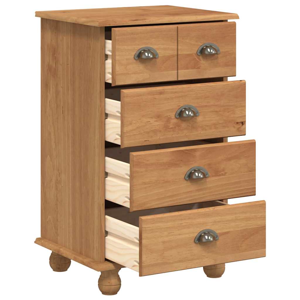 vidaXL Chest of Drawer 5-Drawer ASKIM Brown 48.5 x 40 x 79 cm 4