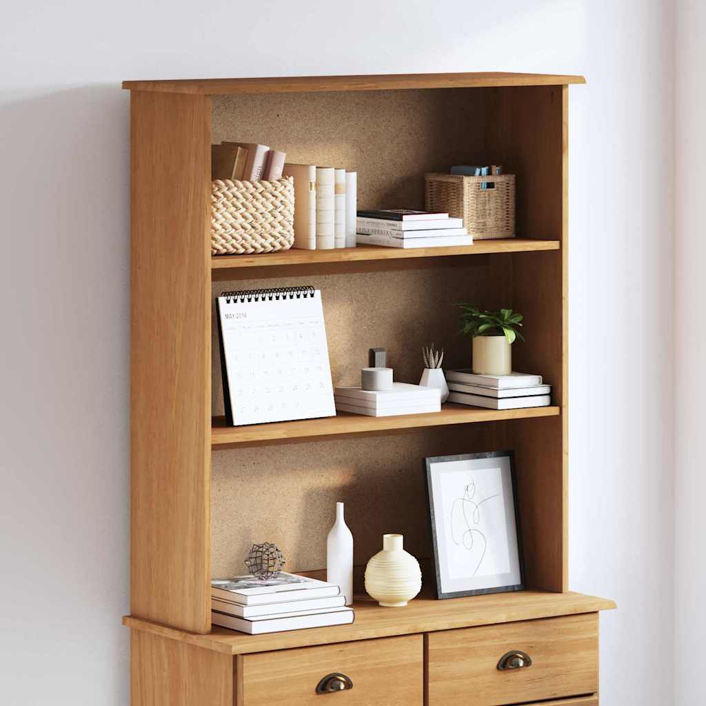 vidaXL Hutch ASKIM 91 x 30 x 104 cm Solid pine wood 1