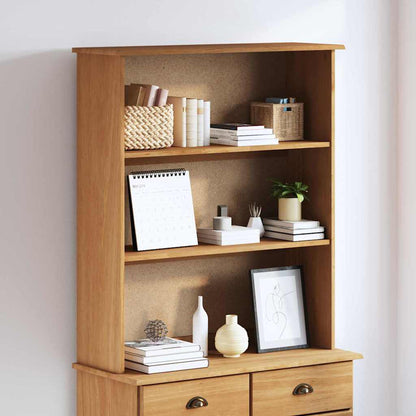 vidaXL Hutch ASKIM 91 x 30 x 104 cm Solid pine wood 1