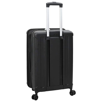 vidaXL Suitcase Folding with Lock Black 34 x 23 x 55.5 cm ABS Plastic 5