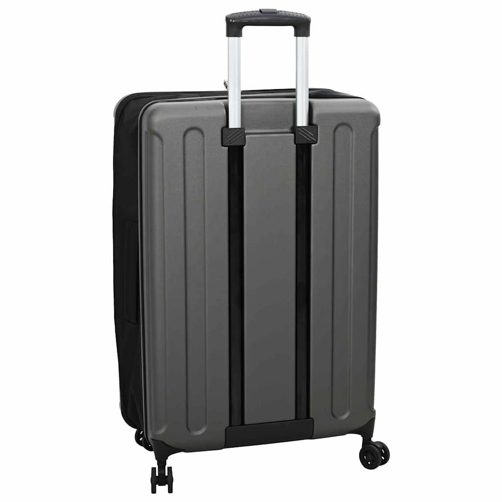 vidaXL Suitcase Folding Dark grey 50 x 30 x 76 cm ABS Plastic 5