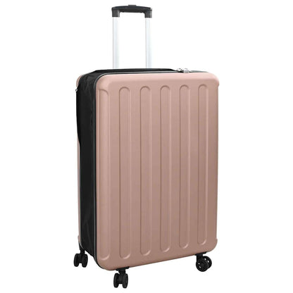 vidaXL Suitcase Folding Rose gold 50 x 30 x 76 cm ABS Plastic 1