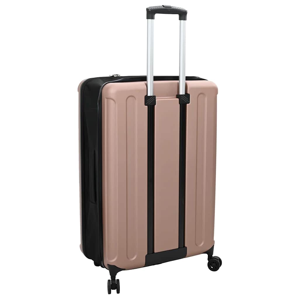 vidaXL Suitcase Folding Rose gold 50 x 30 x 76 cm ABS Plastic 5