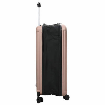 vidaXL Suitcase Folding Rose gold 50 x 30 x 76 cm ABS Plastic 4