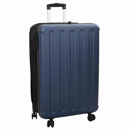 vidaXL Suitcase Folding Dark blue 50 x 30 x 76 cm ABS Plastic 1
