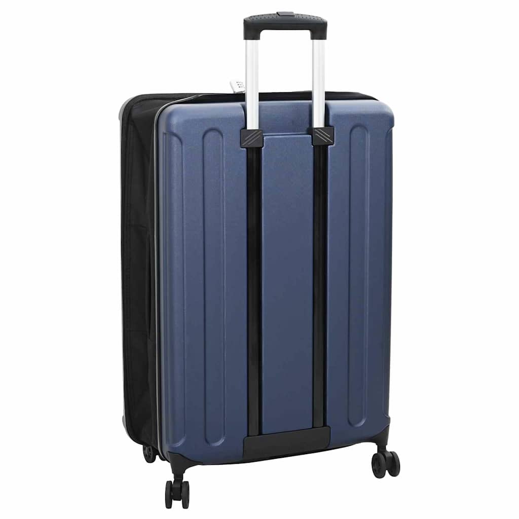 vidaXL Suitcase Folding Dark blue 50 x 30 x 76 cm ABS Plastic 5