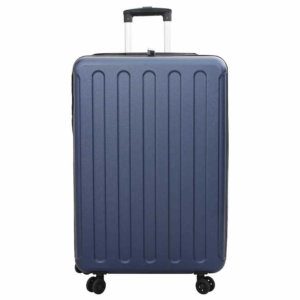 vidaXL Suitcase Folding Dark blue 50 x 30 x 76 cm ABS Plastic 2