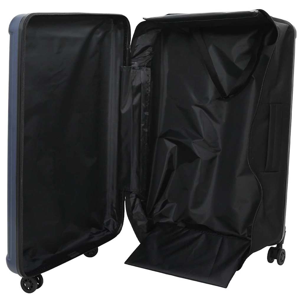 vidaXL Suitcase Folding Dark blue 50 x 30 x 76 cm ABS Plastic 3