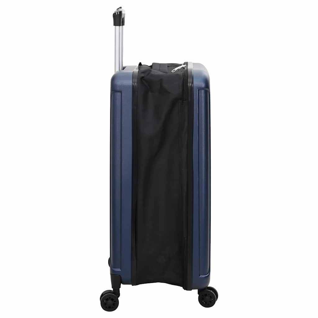 vidaXL Suitcase Folding Dark blue 50 x 30 x 76 cm ABS Plastic 4