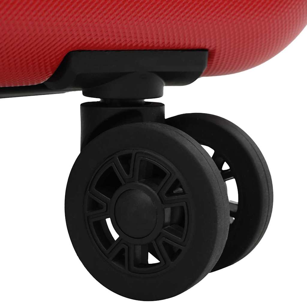 vidaXL Suitcase Folding with Lock Red 50 x 30 x 76 cm ABS Plastic 6