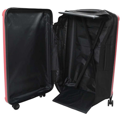 vidaXL Suitcase Folding with Lock Red 50 x 30 x 76 cm ABS Plastic 3