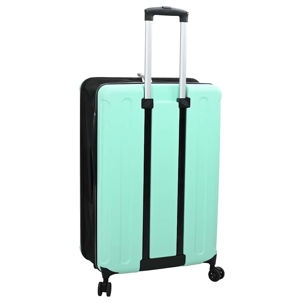 vidaXL Suitcase Folding Mint green 50 x 30 x 76 cm ABS Plastic 5