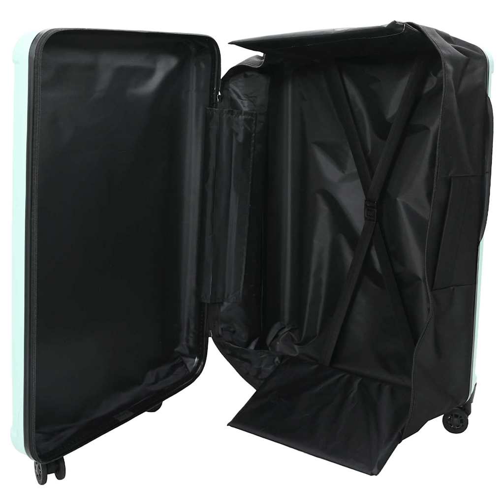 vidaXL Suitcase Folding Mint green 50 x 30 x 76 cm ABS Plastic 3