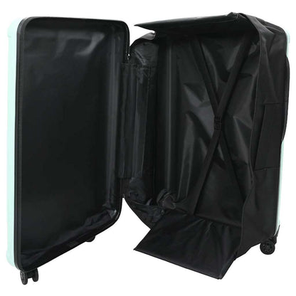 vidaXL Suitcase Folding Mint green 50 x 30 x 76 cm ABS Plastic 3