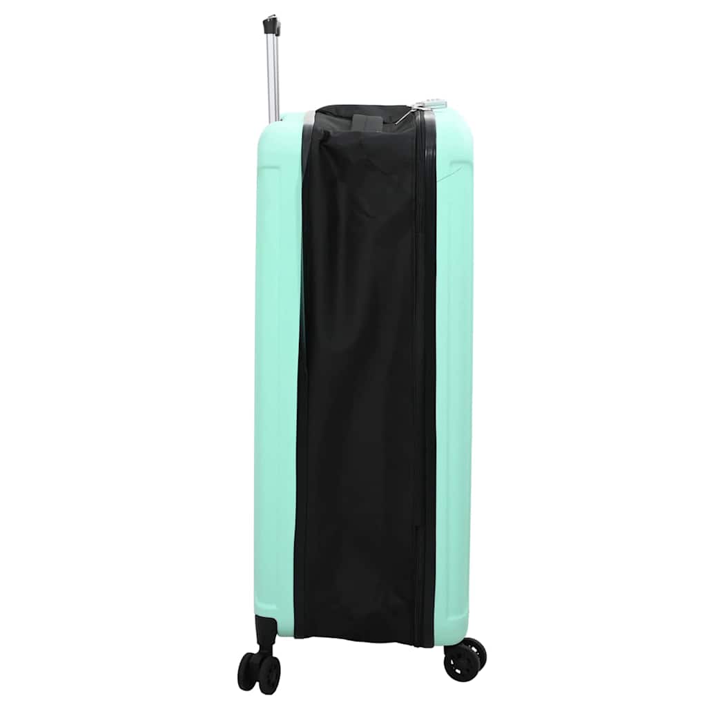 vidaXL Suitcase Folding Mint green 50 x 30 x 76 cm ABS Plastic 4