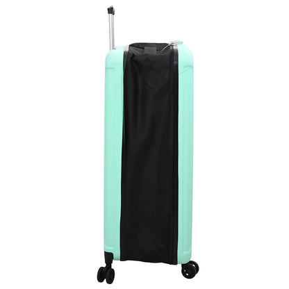 vidaXL Suitcase Folding Mint green 50 x 30 x 76 cm ABS Plastic 4