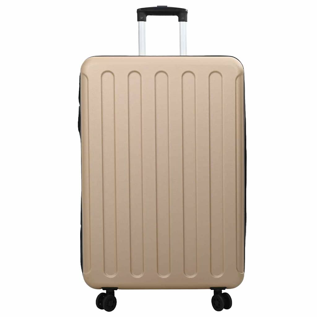 vidaXL Suitcase Folding Champagne 50 x 30 x 76 cm ABS Plastic 2