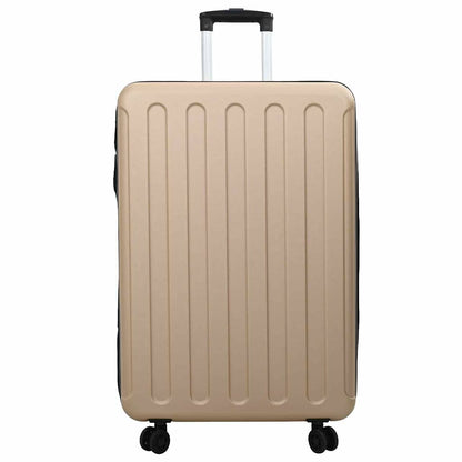 vidaXL Suitcase Folding Champagne 50 x 30 x 76 cm ABS Plastic 2
