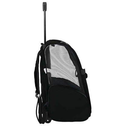 vidaXL Pet Trolley 3-in-1 Design Black 48x32x(57-106) cm Oxford Fabric 5