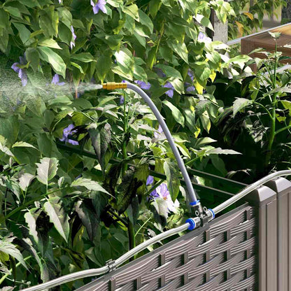vidaXL Garden Planter Brown 40 x 40 x 126 cm PP 5
