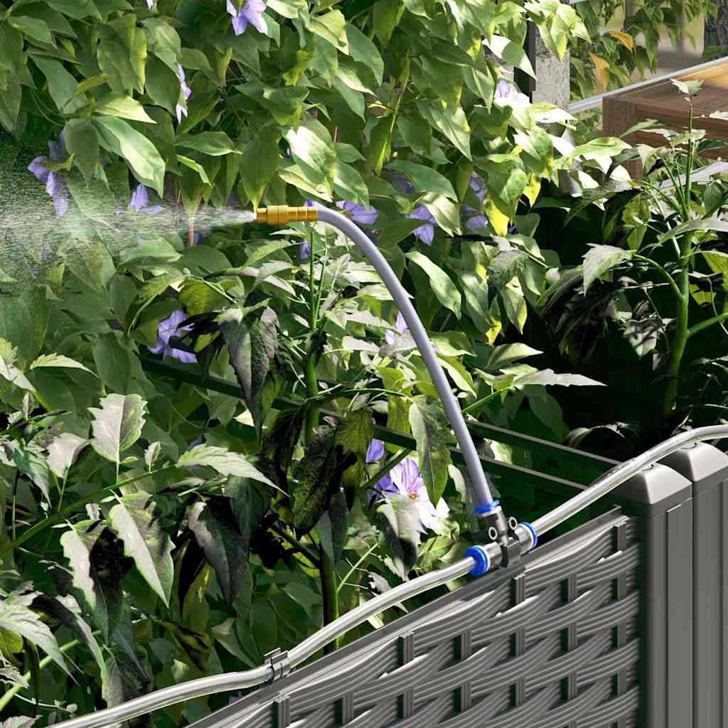vidaXL Garden Planter Black 40 x 40 x 126 cm PP 5