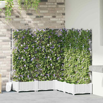 vidaXL Garden Planter PP without Wheel Height 125.5 cm