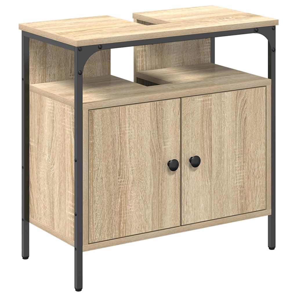 vidaXL Bathroom Cabinet Beige 60 x 30 x 60 cm Engineered wood 2