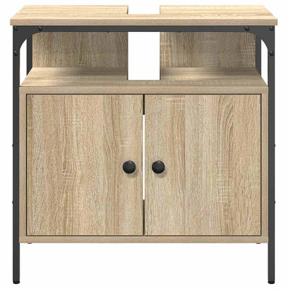 vidaXL Bathroom Cabinet Beige 60 x 30 x 60 cm Engineered wood 5