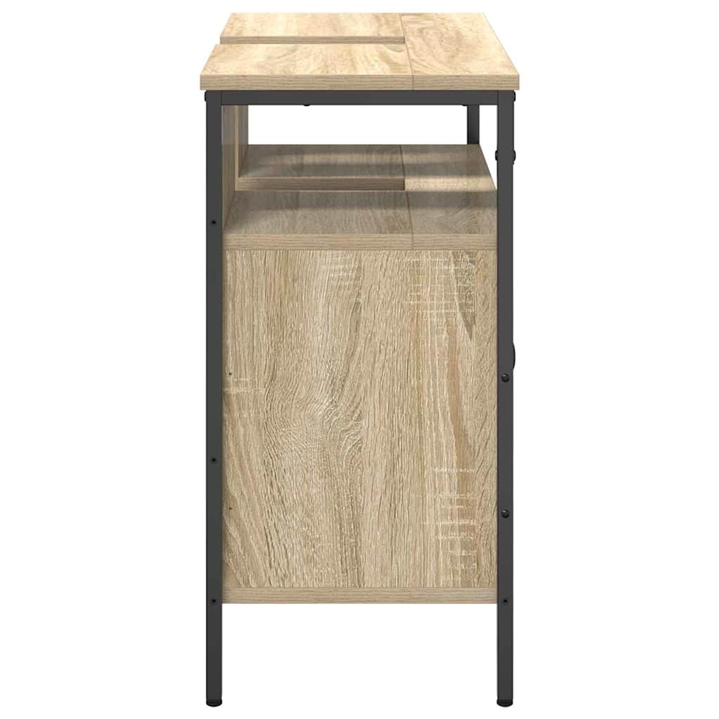 vidaXL Bathroom Cabinet Beige 60 x 30 x 60 cm Engineered wood 6