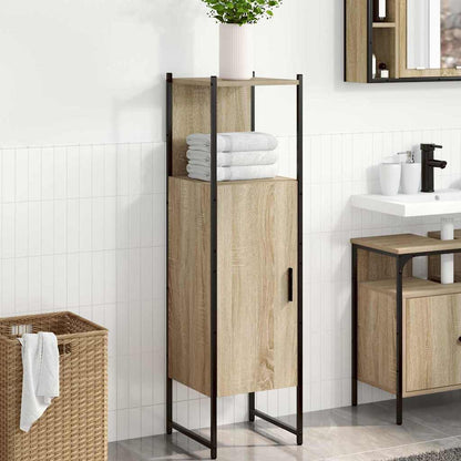 vidaXL Bathroom Cabinet Beige 33 x 33 x 120.5 cm Engineered wood 1