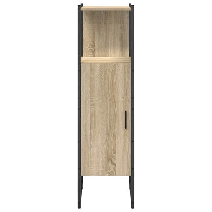 vidaXL Bathroom Cabinet Beige 33 x 33 x 120.5 cm Engineered wood 5