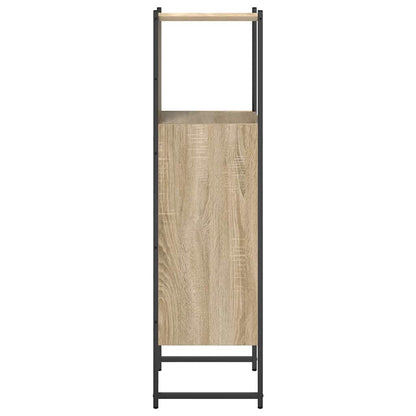 vidaXL Bathroom Cabinet Beige 33 x 33 x 120.5 cm Engineered wood 6